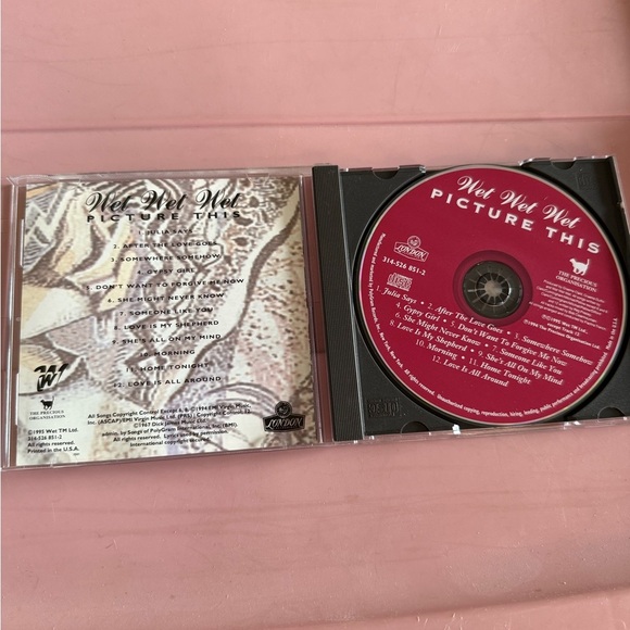 Wet Wet Wet | Picture This | Vintage CD - Picture 2 of 3